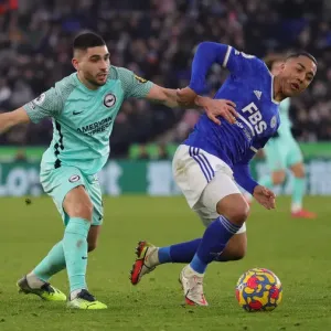 23Jan22: Premier League Showdown - Leicester City vs. Brighton & Hove Albion at King Power Stadium 23Jan22: Premier League Showdown - Leicester City vs. Brighton & Hove Albion at King Power Stadium