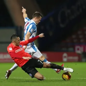 2nd February 2017: Huddersfield Town vs. Brighton and Hove Albion - EFL Sky Bet Championship Clash at The John Smiths Stadium 2nd February 2017: Huddersfield Town vs. Brighton and Hove Albion - EFL Sky Bet Championship Clash at The John Smiths Stadium