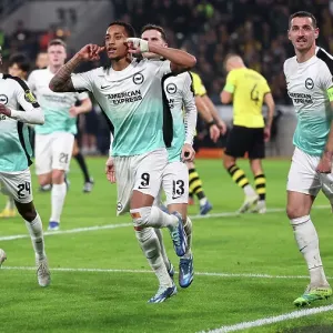 30NOV23: Europa League Group B - AEK Athens vs. Brighton & Hove Albion: Intense Match Action at Agia Sophia Stadium 30NOV23: Europa League Group B - AEK Athens vs. Brighton & Hove Albion: Intense Match Action at Agia Sophia Stadium