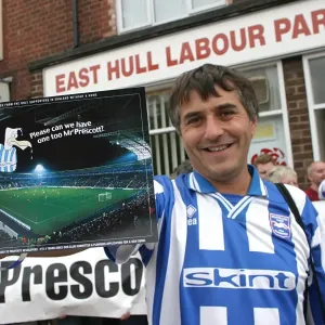 Albion fans deliver giant postcard to East Hull labour party