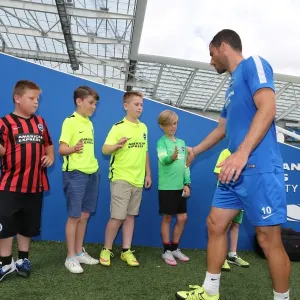 Albion Players Exit Young Seagulls Open Training Session (31st July 2015)