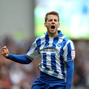 Andrea Orlandi Scores the Opener: Brighton & Hove Albion 1-0 Newcastle United, FA Cup 3rd Round, Amex Stadium (2013)