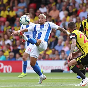 Anthony Knockaert: In Action for Brighton and Hove Albion vs. Watford, Premier League (11.08.2018)
