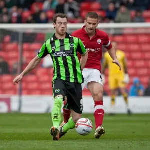 Ashley Barnes in Action: Brighton & Hove Albion vs Barnsley, Npower Championship 2012 Ashley Barnes in Action: Brighton & Hove Albion vs Barnsley, Npower Championship 2012