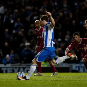 Ashley Barnes Penalty Saved by Federici: Brighton & Hove Albion vs. Reading, April 2012 Ashley Barnes Penalty Saved by Federici: Brighton & Hove Albion vs. Reading, April 2012