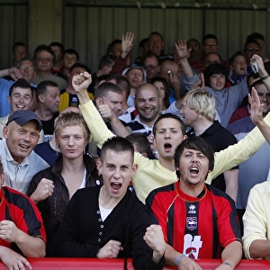 Away at Brentford 2009-10