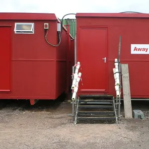 Away dressing room at Rotherham