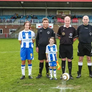 Battle in the 2013-14 Women's Football Season: Brighton & Hove Albion vs. West Ham United