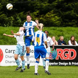 Battle in the 2013-14 Women's Football Season: Brighton & Hove Albion vs. West Ham United