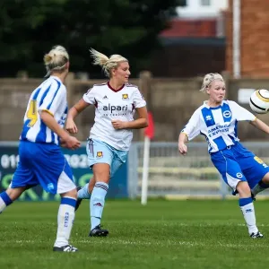 Battle of the Women's Football Field: Brighton & Hove Albion vs. West Ham United (2013-14 Season)