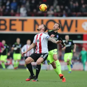 Battleground Griffin Park: Brentford vs. Brighton & Hove Albion in the EFL Sky Bet Championship (05FEB17)