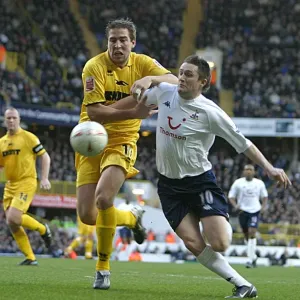 Battling Duo: Adam Virgo vs. Robbie Keane in the FA Cup Clash at White Hart Lane (2004-05) Battling Duo: Adam Virgo vs. Robbie Keane in the FA Cup Clash at White Hart Lane (2004-05)