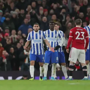 Battling it Out: Manchester United vs. Brighton & Hove Albion at Old Trafford - 15FEB22 Battling it Out: Manchester United vs. Brighton & Hove Albion at Old Trafford - 15FEB22