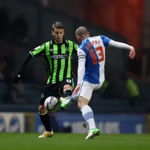 Battling for Possession: Orlandi vs. Murphy, Blackburn vs. Brighton, Npower Championship (January 22, 2013) Battling for Possession: Orlandi vs. Murphy, Blackburn vs. Brighton, Npower Championship (January 22, 2013)