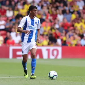 Bernardo Fernandes da Silva Junior: In Action for Brighton and Hove Albion vs. Watford, Premier League (11AUG18)