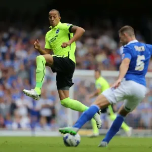 Bobby Zamora Makes Brighton Debut: Ipswich Town vs. Brighton and Hove Albion, Sky Bet Championship (28.08.2015)