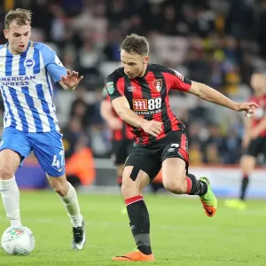 Bournemouth vs. Brighton and Hove Albion: Clash of Midfielders - Desmond Hutchinson and Marc Pugh in EFL Cup Action (19SEP17) Bournemouth vs. Brighton and Hove Albion: Clash of Midfielders - Desmond Hutchinson and Marc Pugh in EFL Cup Action (19SEP17)