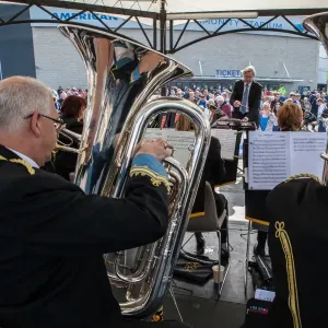 Brass Band Performance at Brighton and Hove Albion vs. Burnley (April 2016) Brass Band Performance at Brighton and Hove Albion vs. Burnley (April 2016)