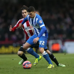 Brentford vs Brighton & Hove Albion Print (03JAN15) Brentford vs Brighton & Hove Albion Print (03JAN15)
