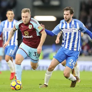 Brighton & Burnley Midfield Battle: Arfield vs. Propper, Premier League 16DEC17 Brighton & Burnley Midfield Battle: Arfield vs. Propper, Premier League 16DEC17
