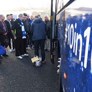 Brighton Fans Aboard the Sky Bet 10 in 10 Bus: Heading to Birmingham City vs. Brighton and Hove Albion (17DEC16)