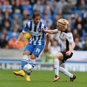 Brighton & Hove Albion: Inigo Calderon at American Express Community Stadium during SkyBet Championship Match vs Rotherham United (25th October 2014) Brighton & Hove Albion: Inigo Calderon at American Express Community Stadium during SkyBet Championship Match vs Rotherham United (25th October 2014)