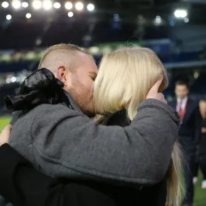 Brighton & Hove Albion: A Romantic Moment - Jamie Howell Proposes to Kristina Sinclair During Sky Bet Championship Match vs. Millwall (12DEC14)