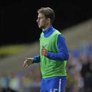 Brighton and Hove Albion in Action against Oxford United during the 2016 EFL Cup Second Round