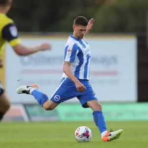 Brighton and Hove Albion in Action Against Oxford United during EFL Cup Clash, August 2016