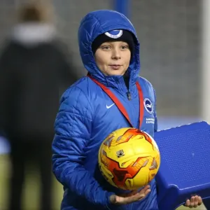 Brighton & Hove Albion: Ballboy in Action during Ipswich Town Match, American Express Community Stadium, 2015