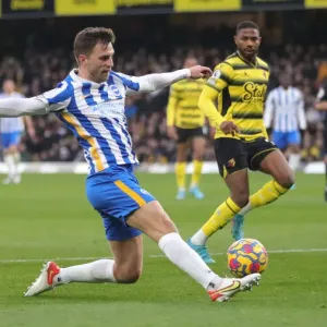 Brighton and Hove Albion defender Joel Veltman (34) Brighton and Hove Albion defender Joel Veltman (34)