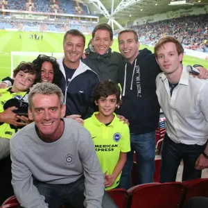 Brighton and Hove Albion Fans in Action at Huddersfield Town Championship Clash, August 2015 Brighton and Hove Albion Fans in Action at Huddersfield Town Championship Clash, August 2015