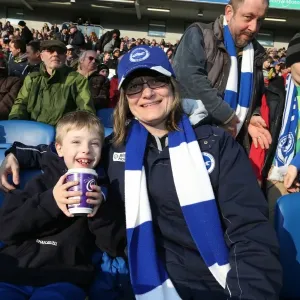 Brighton and Hove Albion Fans in Action: A Sea of Colors against Wolverhampton Wanderers (14MAR15) Brighton and Hove Albion Fans in Action: A Sea of Colors against Wolverhampton Wanderers (14MAR15)