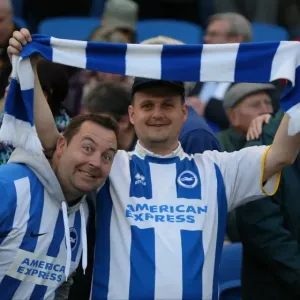 Brighton and Hove Albion Fans in Action during the Sky Bet Championship Match vs AFC Bournemouth (10 April 2015) Brighton and Hove Albion Fans in Action during the Sky Bet Championship Match vs AFC Bournemouth (10 April 2015)