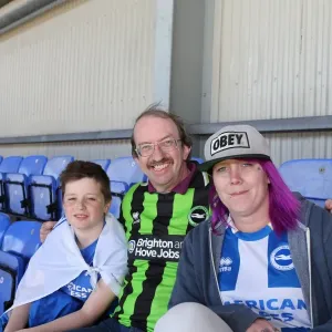 Brighton and Hove Albion Fans in Action at Wigan Athletic Championship Match (18APR15) Brighton and Hove Albion Fans in Action at Wigan Athletic Championship Match (18APR15)