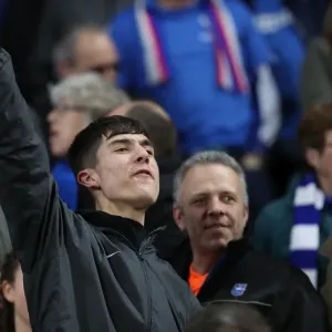 Brighton and Hove Albion Fans at Carrow Road Stadium during Norwich City Clash, EFL Sky Bet Championship 2017 Brighton and Hove Albion Fans at Carrow Road Stadium during Norwich City Clash, EFL Sky Bet Championship 2017