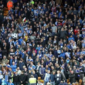 Brighton and Hove Albion Fans at Electric Atmosphere: Norwich City vs. Brighton, EFL Sky Bet Championship 2017 Brighton and Hove Albion Fans at Electric Atmosphere: Norwich City vs. Brighton, EFL Sky Bet Championship 2017