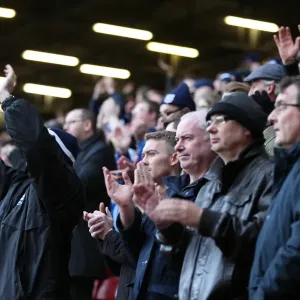 Brighton and Hove Albion Fans in Full Force at Charlton Athletic Championship Match, The Valley, 10 January 2015 Brighton and Hove Albion Fans in Full Force at Charlton Athletic Championship Match, The Valley, 10 January 2015