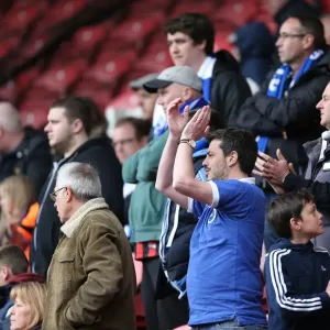 Brighton and Hove Albion Fans in Full Force at Middlesbrough Championship Match, May 2015