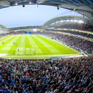 Brighton and Hove Albion Fans in Full Force: Play-Off Tension at The Amex Stadium (2016)
