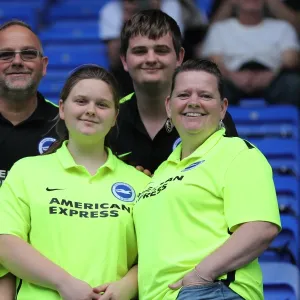 Brighton and Hove Albion Fans in Full Force at Reading's Madejski Stadium (2016 Championship Match)