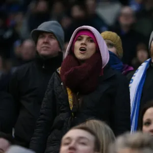 Brighton and Hove Albion Fans in Full Force: Sky Bet Championship Clash Against Nottingham Forest (07FEB15) Brighton and Hove Albion Fans in Full Force: Sky Bet Championship Clash Against Nottingham Forest (07FEB15)
