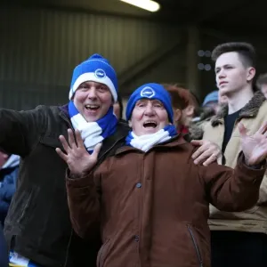 Brighton and Hove Albion Fans in Full Force: The Valley Showdown, 10 January 2015 (Charlton Athletic vs. Brighton and Hove Albion) Brighton and Hove Albion Fans in Full Force: The Valley Showdown, 10 January 2015 (Charlton Athletic vs. Brighton and Hove Albion)