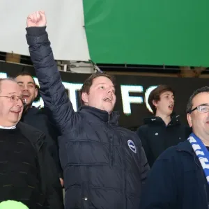 Brighton and Hove Albion Fans Passionate Display at Cardiff City Stadium (10FEB15) Brighton and Hove Albion Fans Passionate Display at Cardiff City Stadium (10FEB15)