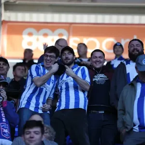 Brighton and Hove Albion Fans Passionate Display at Reading Championship Match, October 2015 Brighton and Hove Albion Fans Passionate Display at Reading Championship Match, October 2015