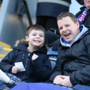 Brighton and Hove Albion Fans Passionate Showing at Blackburn Rovers Championship Match, 21st March 2015