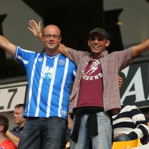Brighton and Hove Albion Fans Passionate Showing at Wolverhampton Wanderers Championship Clash (September 2015) Brighton and Hove Albion Fans Passionate Showing at Wolverhampton Wanderers Championship Clash (September 2015)