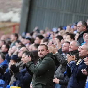Brighton and Hove Albion Fans Passionate Show of Support at Charlton Athletic Championship Match, January 2015 Brighton and Hove Albion Fans Passionate Show of Support at Charlton Athletic Championship Match, January 2015