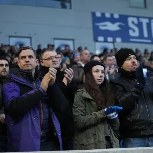 Brighton and Hove Albion Fans Pay Tribute to Sarah Watts During Match vs. Brentford (January 2015)