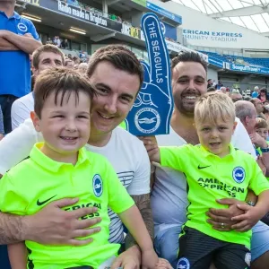 Brighton and Hove Albion Fans in Full Support at the 2015 Pre-Season Friendly Against Sevilla Brighton and Hove Albion Fans in Full Support at the 2015 Pre-Season Friendly Against Sevilla
